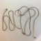 Lot of 2 Silver-Toned Simple Chain Necklaces