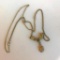 Gold-Toned Military Prom 1987 Memorabilia Necklace