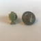 Lot of 2 Misc. Gold-Toned Lapel Pins