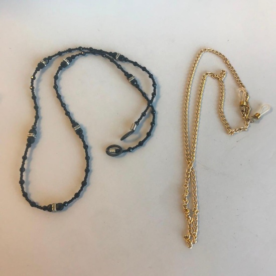 Lot of 2 Misc. Eyeglasses Chains