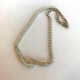 Rhinestone Costume Necklace