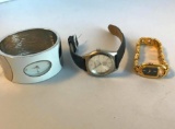 Lot of 3 Misc. Statement Watches (SEIKO, BULOVA, Third Watch is not Marked)