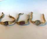 Lot of 3 Gold-Toned Watches (SEIKO, ELGIN, and CITIZEN)
