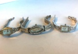 Lot of 3 Misc. Silver-Toned Watches (GUCCI, JEAN MARC, and ANNE KLEIN)