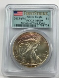 2013-W West Point American Eagle Silver Coin 1 oz 999 Fine Silver $1 Coin First Strike PCGS MS69