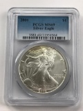 2006 American Eagle Silver Coin 1 oz 999 Fine Silver $1 Coin PCGS MS69