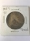 1957-D US Franklin Half Dollar 50 Cent Coin - Toned