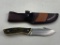 Western Crosstrail Fixed Blade Hunting Knife with Sheath