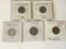 5 US Old Coins: 1899 and 1903 Indian Heads, 1909 VDB Cent, 1918 Buffalo Nickel, 1954-D Silver Dime
