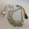 Lot of 3 Misc. Gold-Toned and Silver-Toned Costume Necklaces