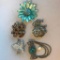 Lot of 5 Misc. Costume Brooches
