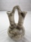 Native American horse hair ceramic wedding vase. 7
