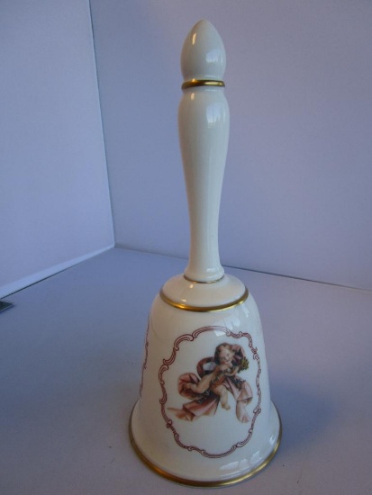 Antonio Borrato porcelain The Cherub Bell 1979 limited edition 73/5000 8" tall.