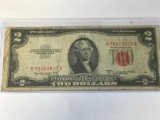 Series 1953-B Two Dollar Red Note Two Dollar Bill