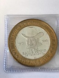 Limited Edition $10 Gaming Token Sam's Town .999 Fine Silver Bullion