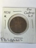 1936-M Philippines One Centavos