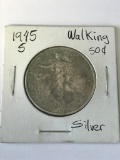 1945-S Walking Liberty Half Dollar 50 Cent Coin 90% Silver