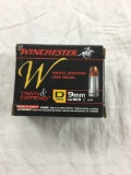 20 Rounds of Winchester 9mm Luger Hollow Points