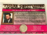 Three Centuries of United States Silver 1964 Kennedy Silver Half Dollar by First Commemorative Mint