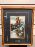 Native America Spirit of the Grizzly Framed Print by Bev Doolittle