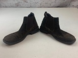 Bachrach Men Brown Suede Leather Ankle Boots Shoes Size 11