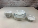 Corelle Livingware Country Cottage Blue Plates along with other similar bowls and plates