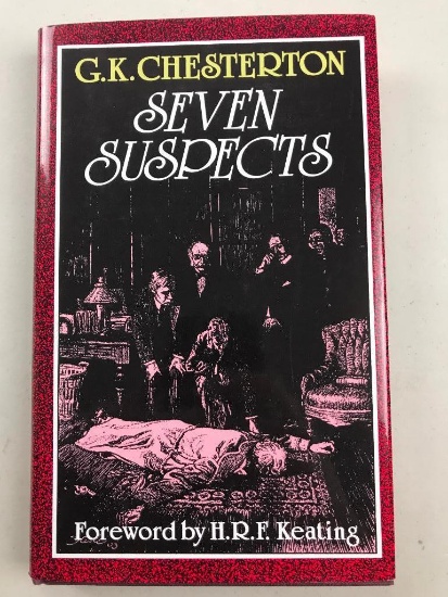 1990 "Seven Suspects" by G.K. Chesterton HARDCOVER