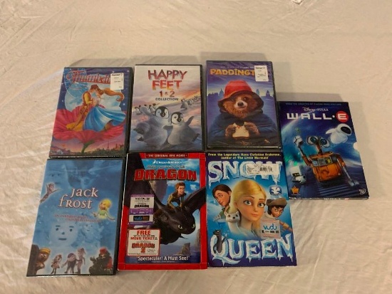 Lot of 7 Children DVD Movies NEW SEALED