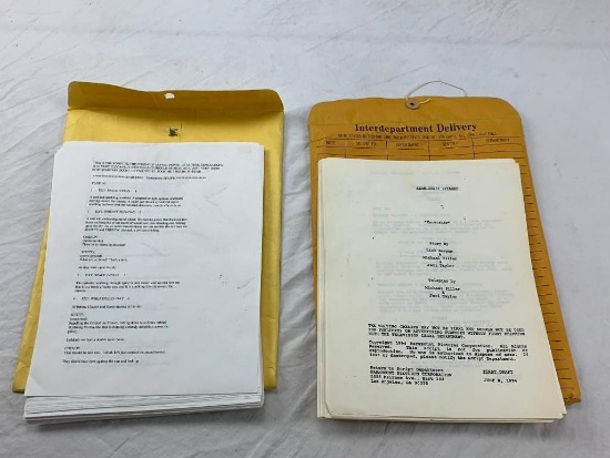 Lot of 2 Copy STAR TREK Scripts- Generations and Voyager