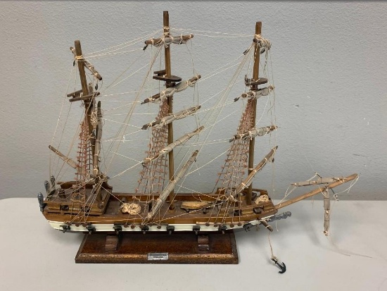 Fragata Espanola Ano 1780 Spanish Naval War Ship Replica Sail Boat Model Wood