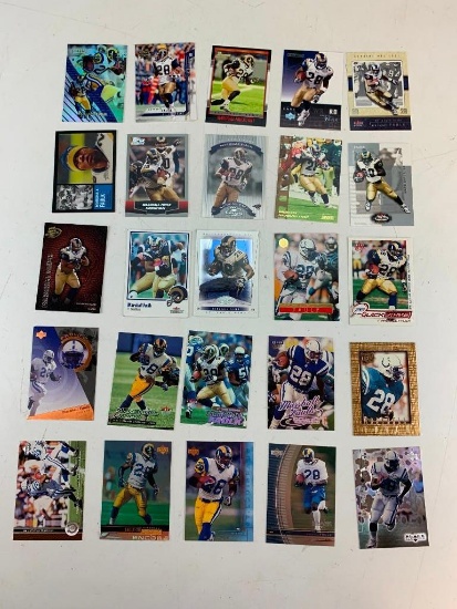 MARSHALL FAULK Hall Of Fame Lot of 25 Football Cards