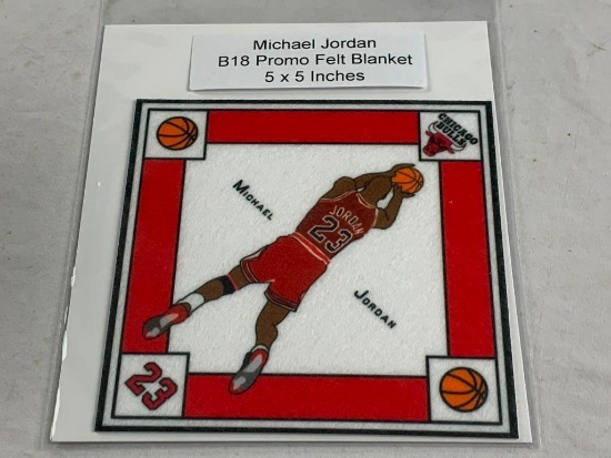 MICHAEL JORDAN B18 Promo Felt Blanket 5x5 inches