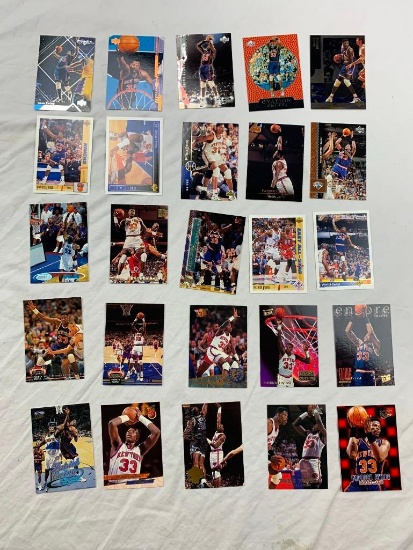 PATRICK EWING Hall Of Fame Lot of 25 Basketball Cards