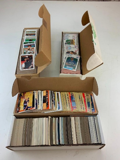 1988 Fleer, 1988 Topps Baseball Card Sets Plus 800 count box of misc Sport Cards