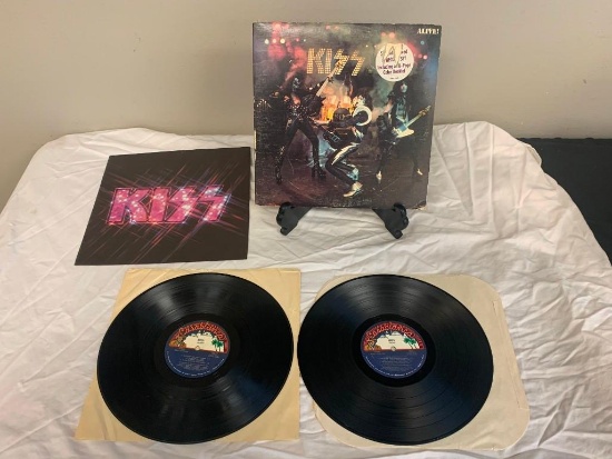 KISS Alive 1975 Album Vinyl 2X Record with Booklet