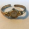 BENRUS Women's Watch with 10KT Gold-Filled Cuff Band 12.77 grams