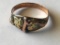 Cripple Creak Gold Ring with Leaf Carvings on the Front Size 9, 2.76 grams