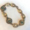 10KT Gold Women's Bracelet with Gem Details 10.52 grams