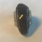 G. BOYD Sterling Silver Ring with Tigers Eye Center Stone Size 6 11.95 grams