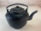 Antique Primitive Cast Iron Fireplace Kettle Tea Coffee Pot 1800's