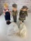 Lot of 5 Porcelain Dolls Children and Babies