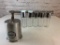Chef Nia Stainless spice rack with 5 bottles