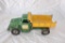 Old Vintage Hubley Pressed Steel Dump Truck