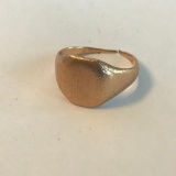 10Kt Gold Ring with Stamp 
