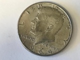 1964-D 90% Silver US Kennedy Half Dollar 50 Cent Coin