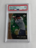 TIGER WOODS 2001 Upper Deck Golf ROOKIE Card Stat Leaders Graded PSA 9 MINT