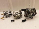 Vintage fishing Reel lot , 3 Pflueger ,Rocket , Trump , Trusty