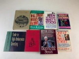 Lot of 8 Books On Wall Street, Traders, Investing, Stocks