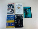 Lot of 5 Military War Books- D-Day, WWII, Patton, Lone Survivor, Seven Years in Hanoi