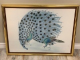 PEACOCKS Framed print by Artist Sahinas